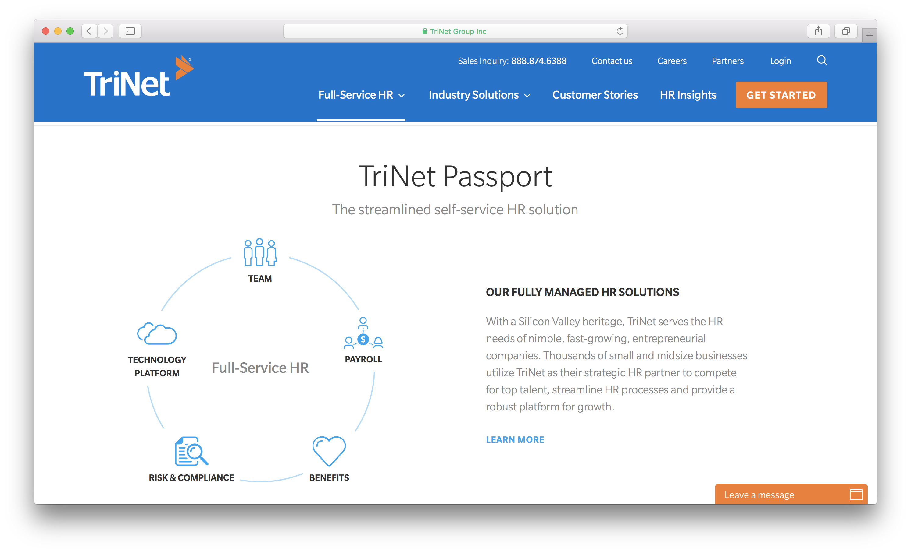 trinet hr passport down