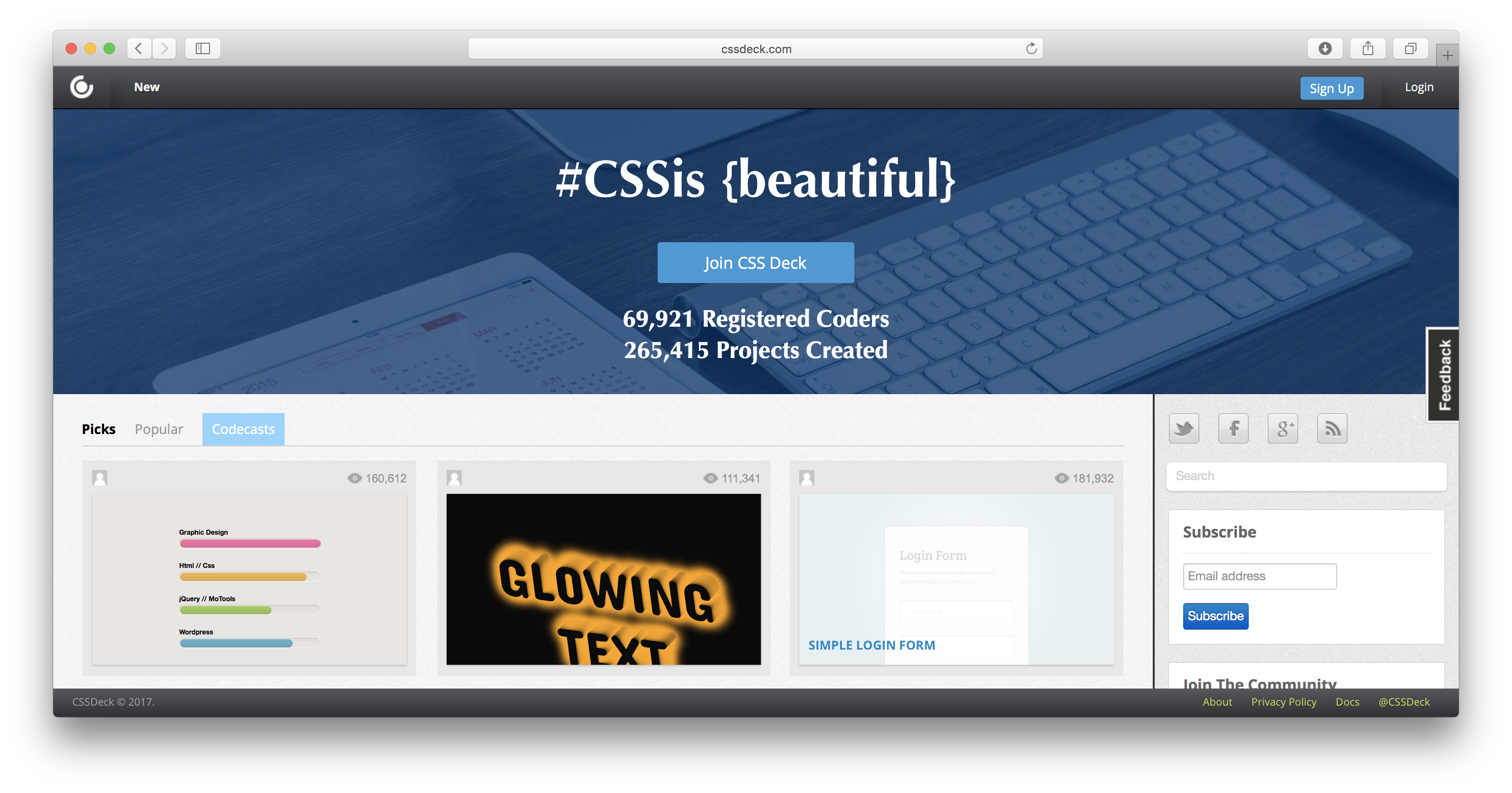 css deck