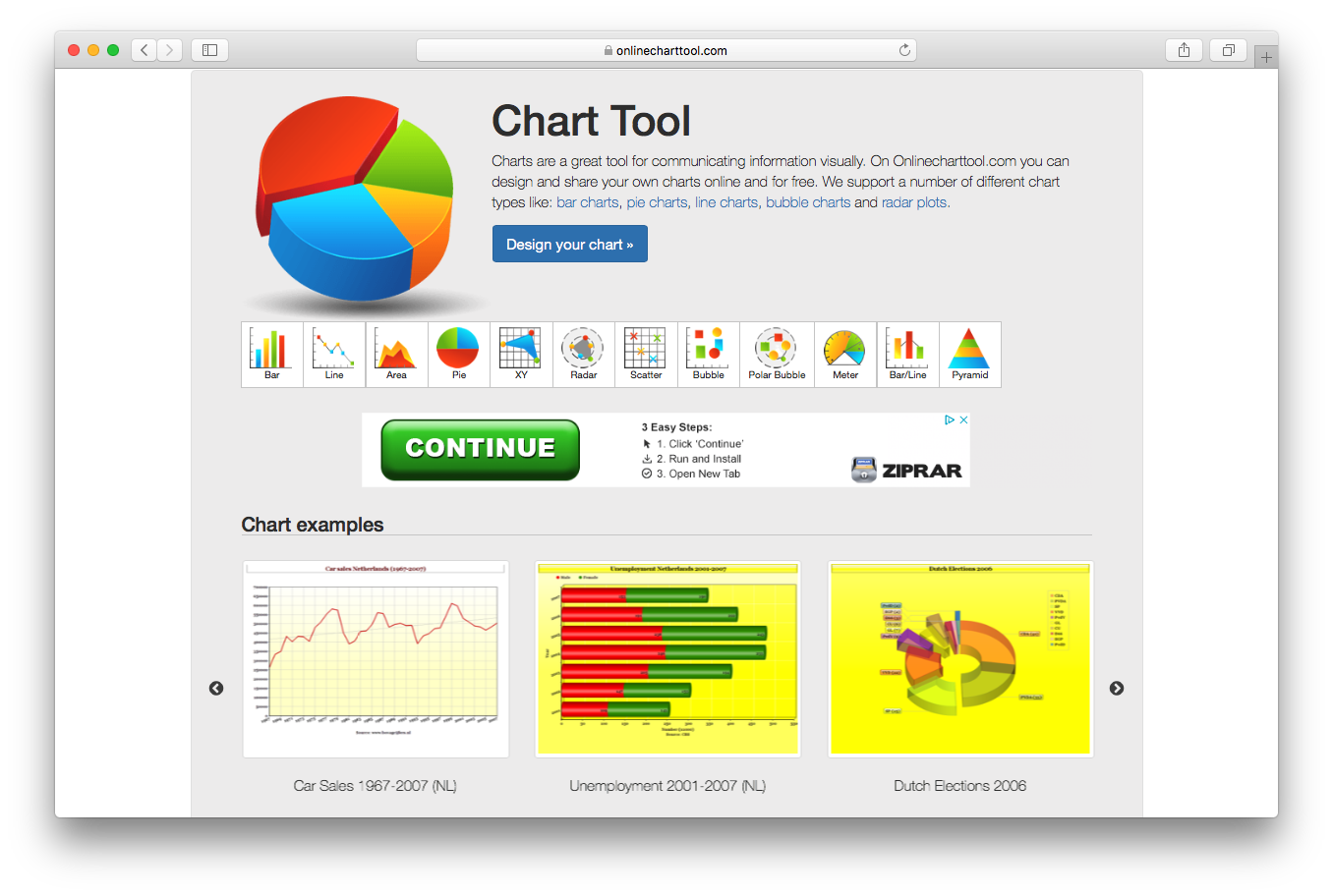 Shot Online Chart