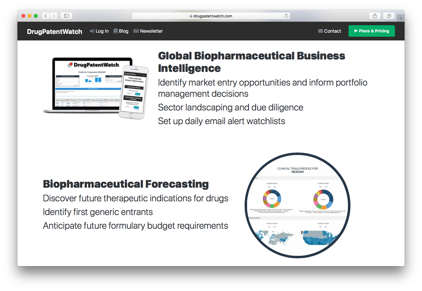 DrugPatentWatch global biopharmaceutical business intelligence forecasting