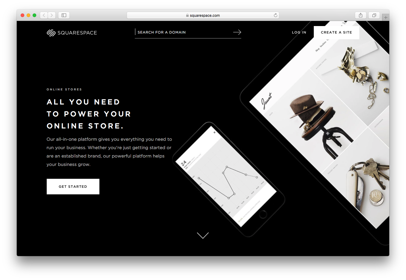 Squarespace ecommerce website online store