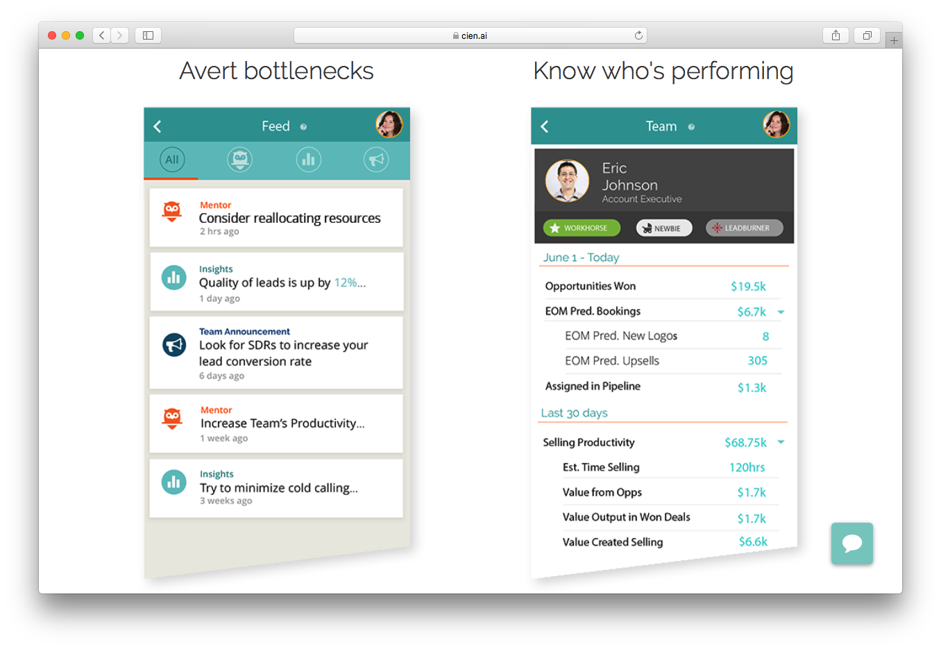 Cien avert bottlenecks feed team performance