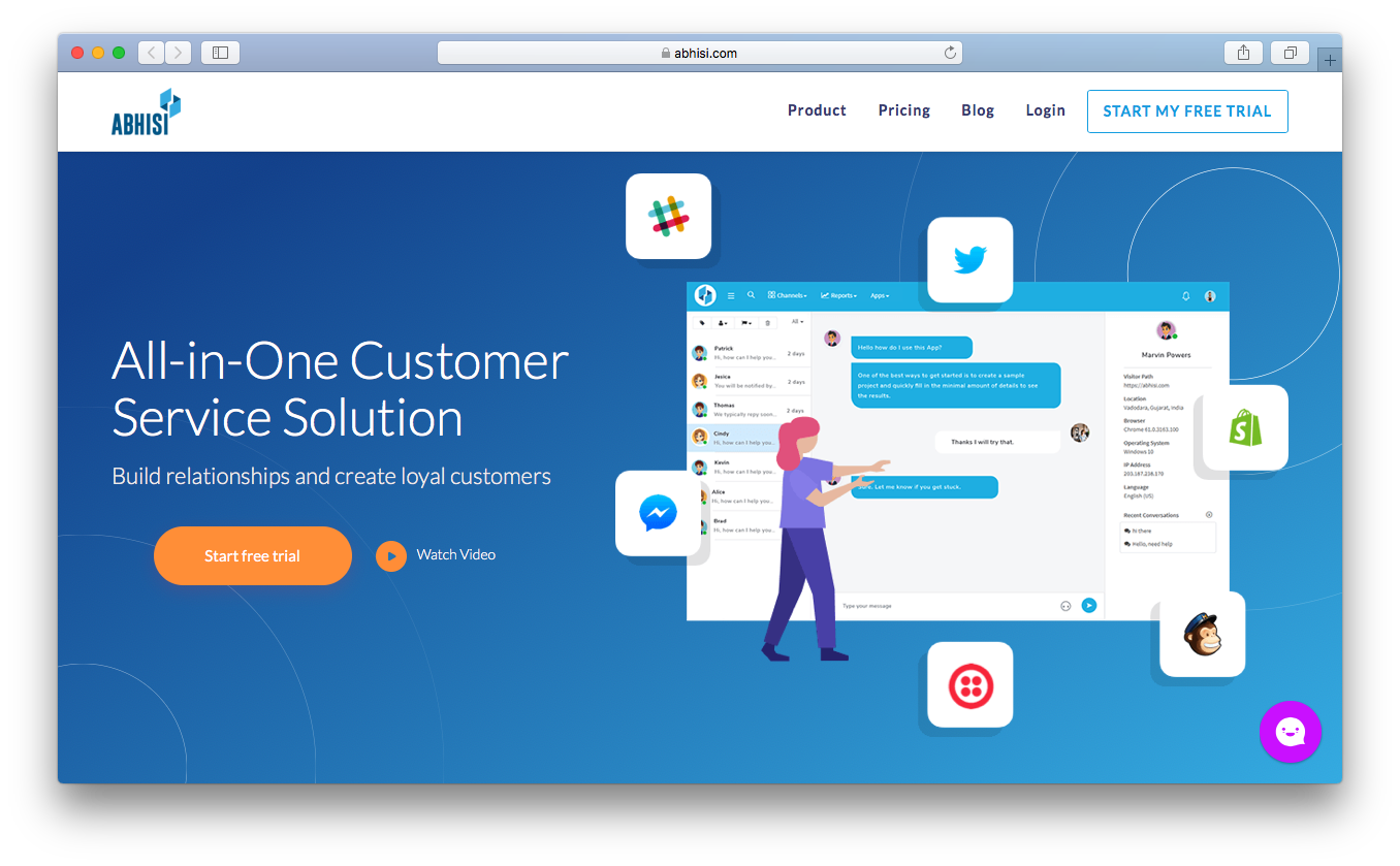 Abhisi all in one customer service solution