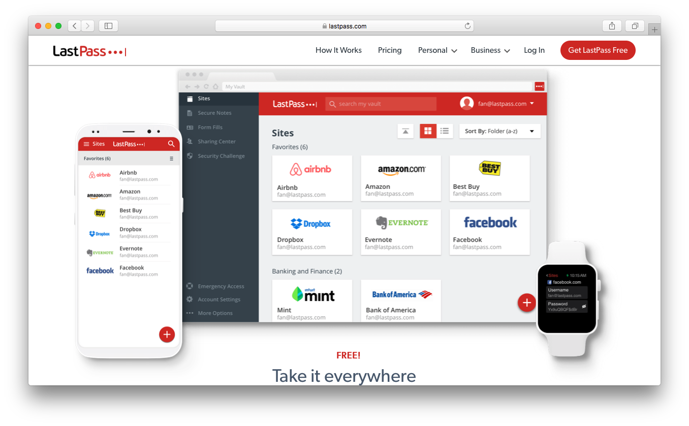 lastpass for business