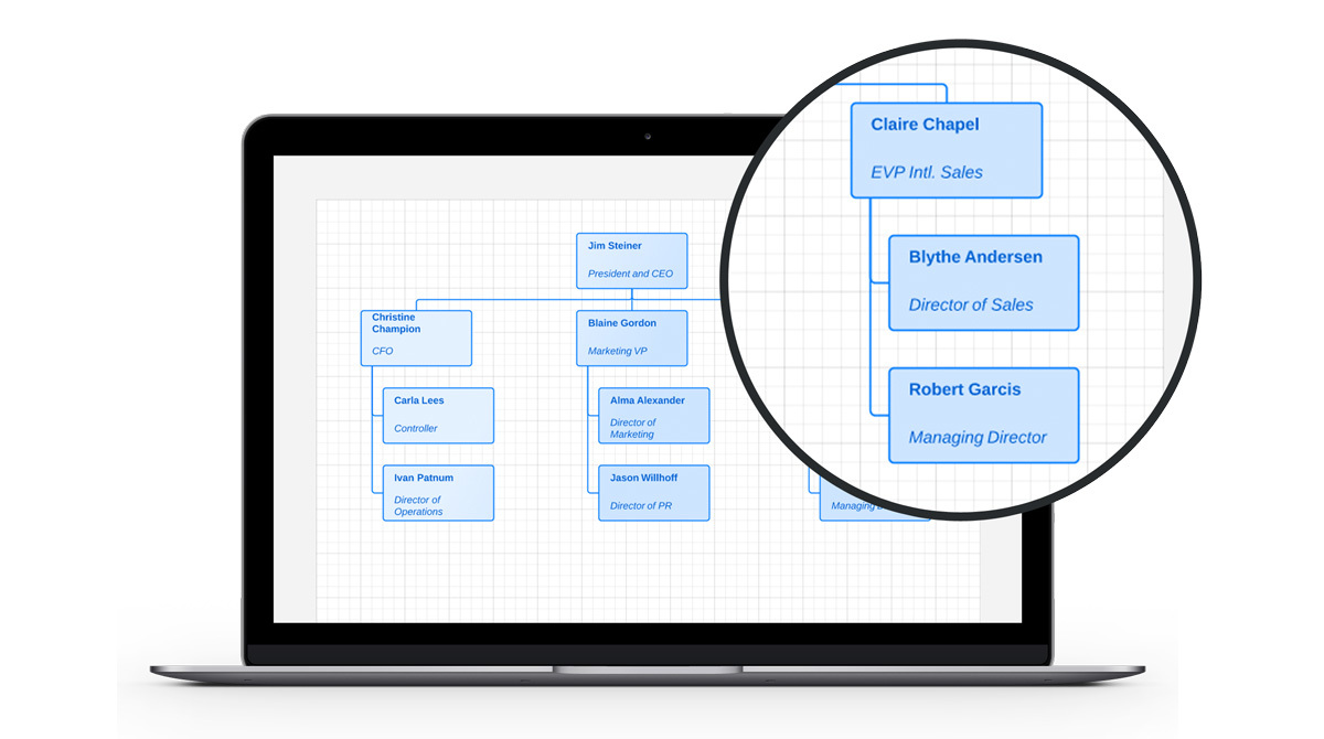 lucidchart org chart excel