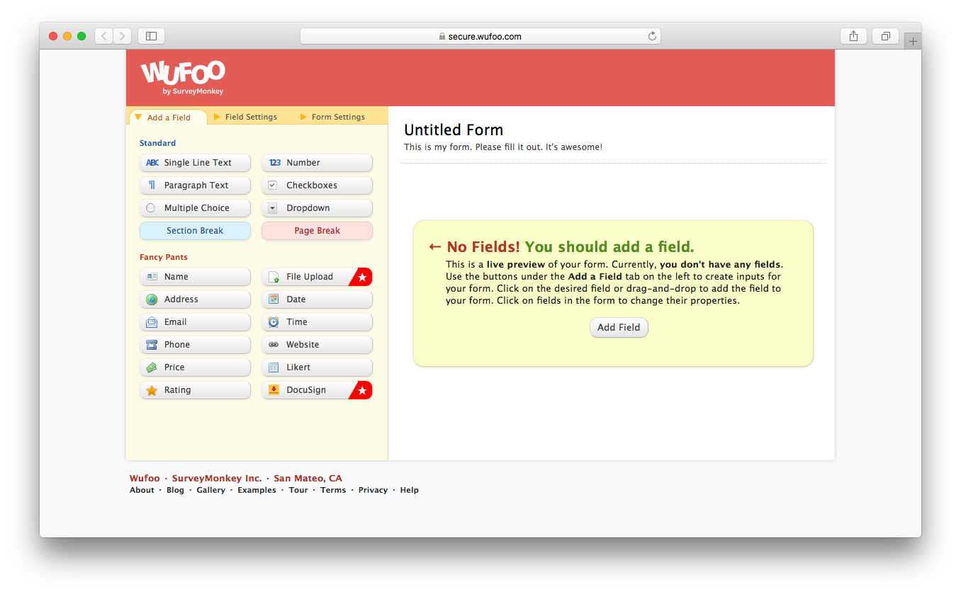 Wufoo demo build share create online forms collect data payments automate workflow