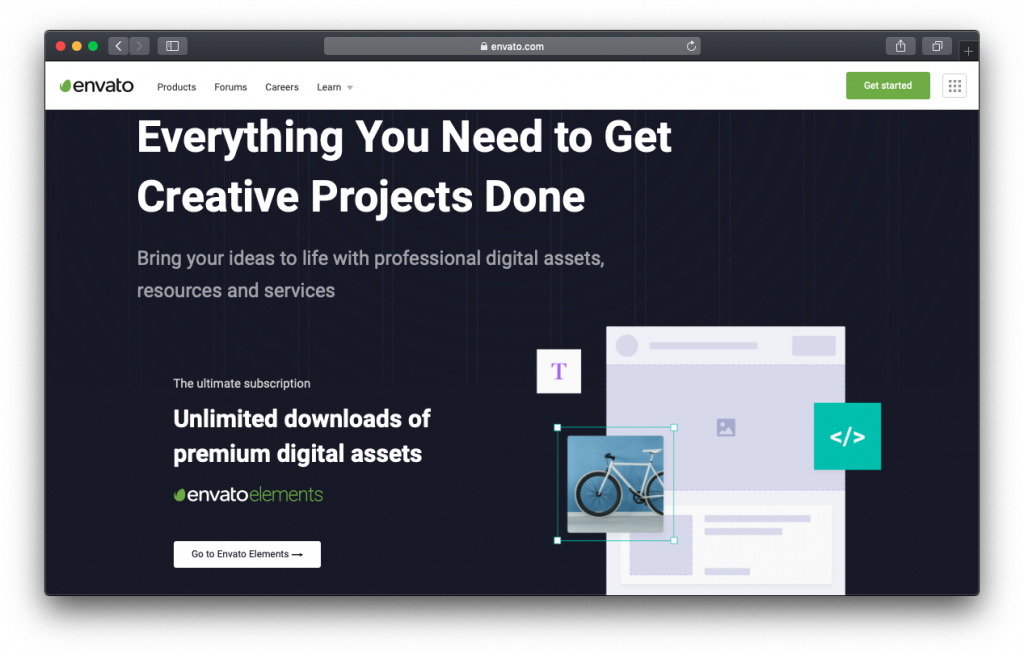 Envato elements creative projects