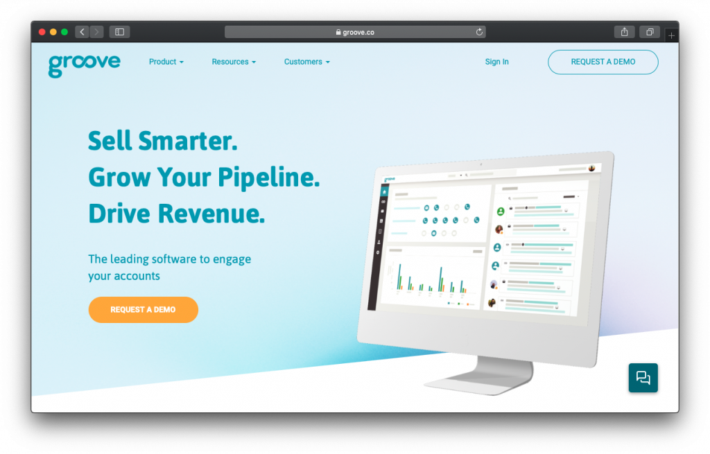 Groove dashboard ui