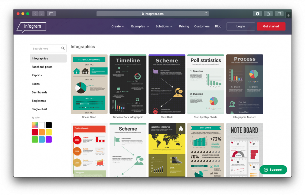 Infogram templates infographics