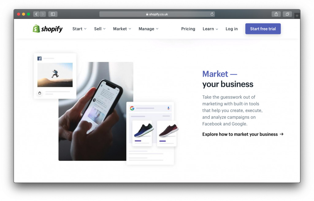 Shopify market business