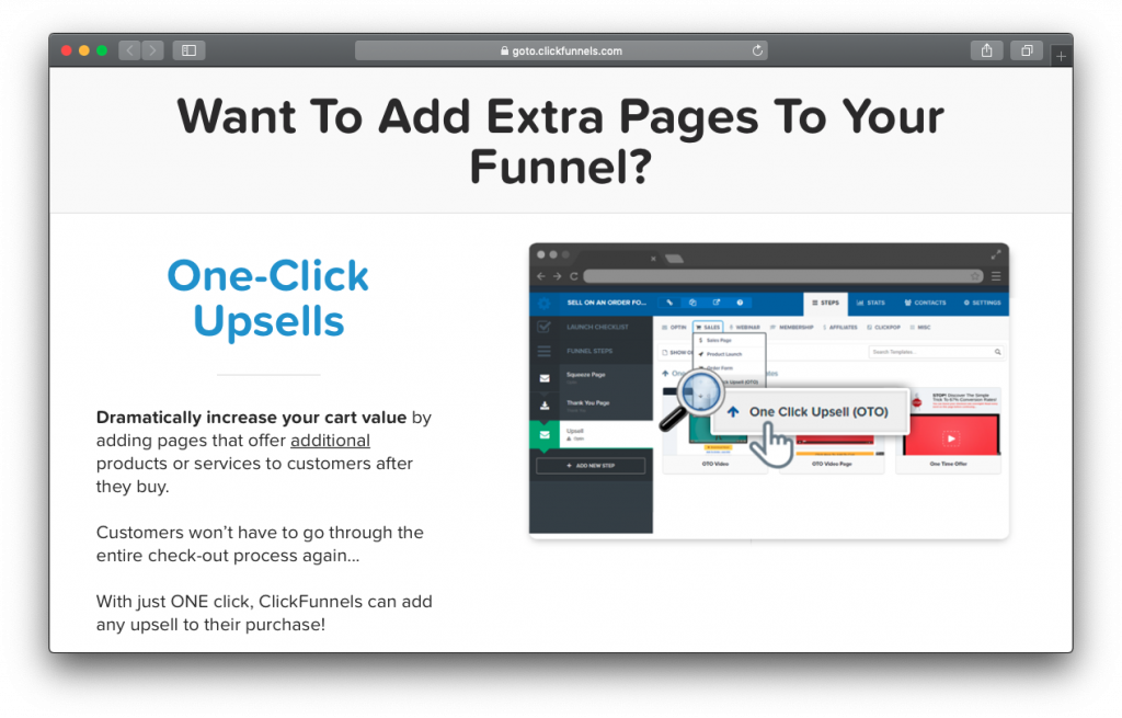 ClickFunnels sales funnels