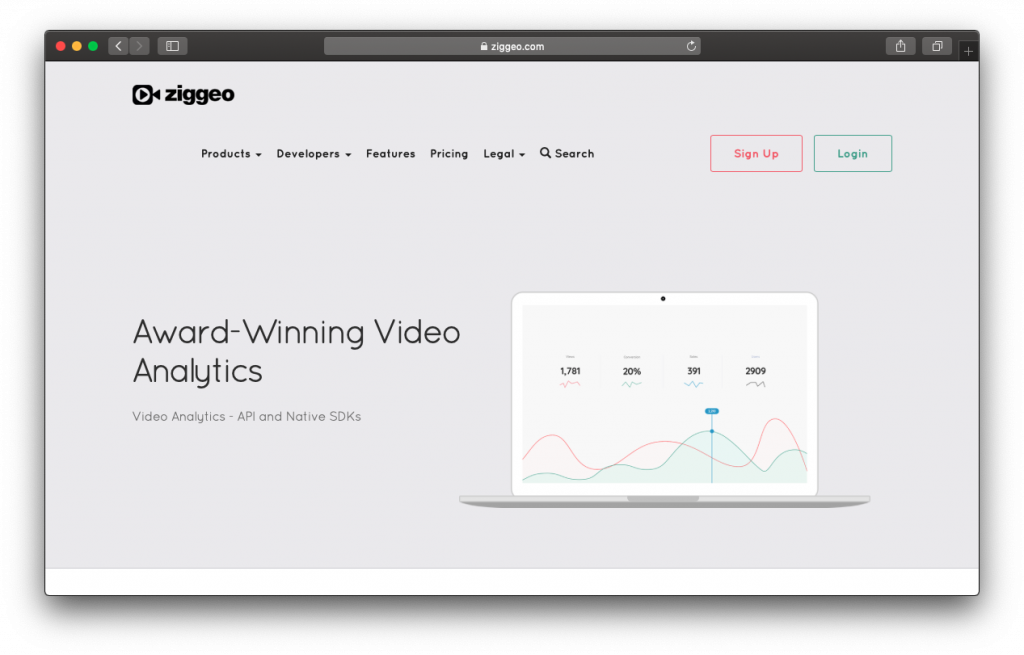 Ziggeo video analytics