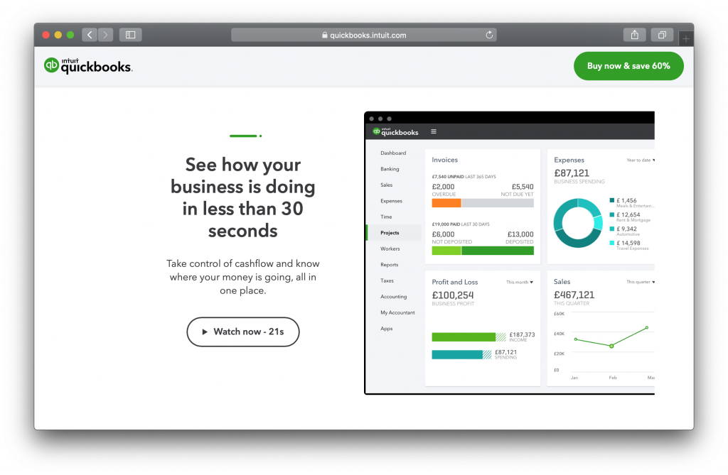 Quickbooks Features