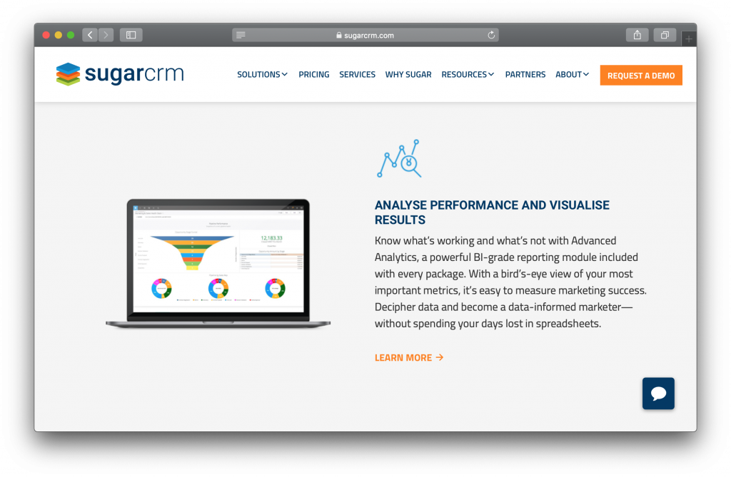 SugarCRM Homepage