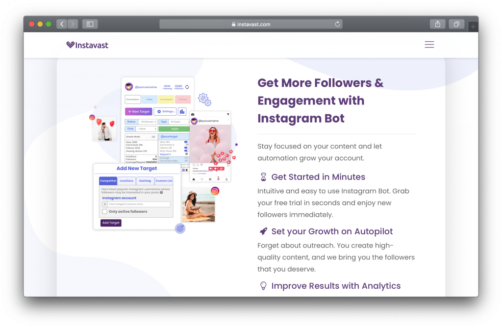 Instavast followers