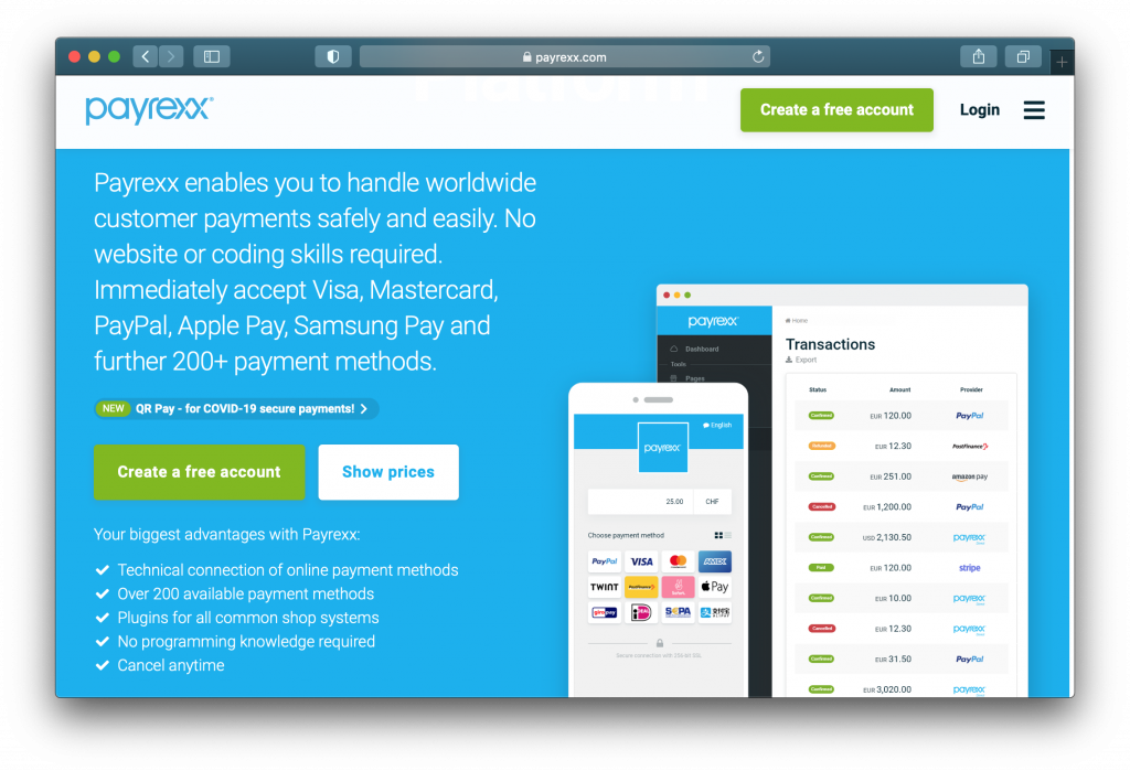 Payrexx UI