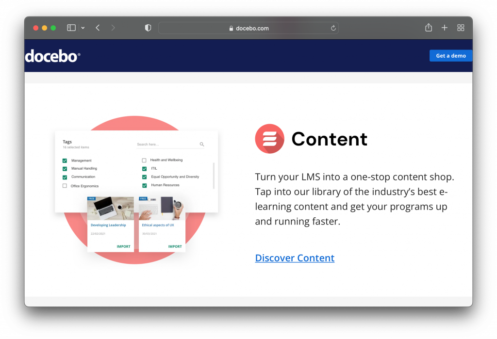Docebo Content LMS