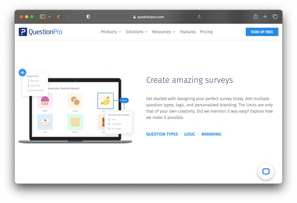 QuestionPro Features