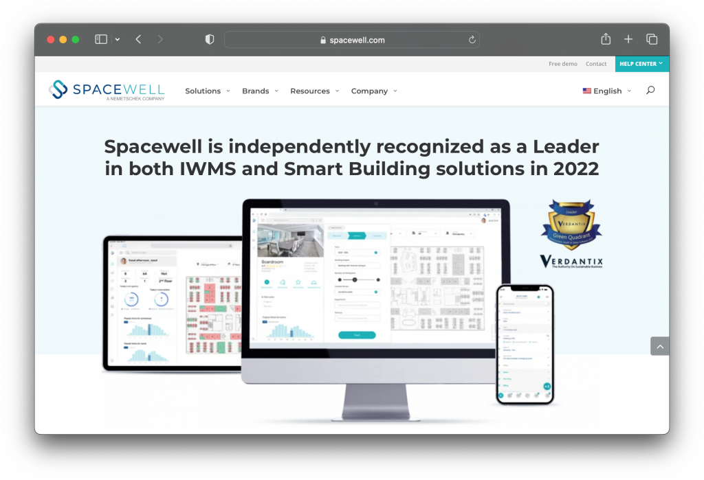 Spacewell Dashboard